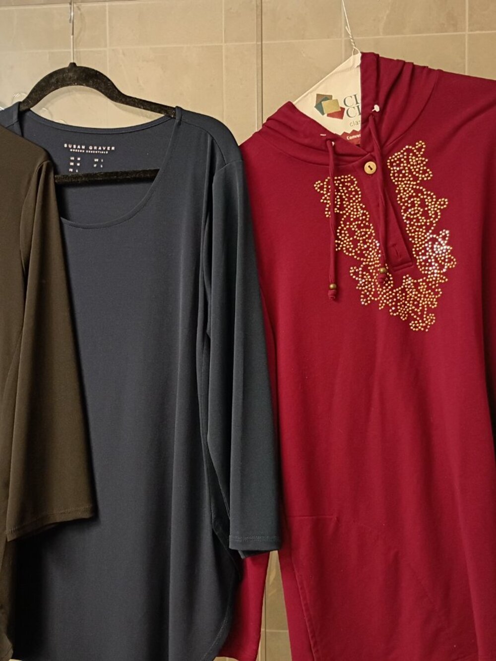 Susan Graver Lot of 5 Tops Blouses Shirts Women's..Small-Medium